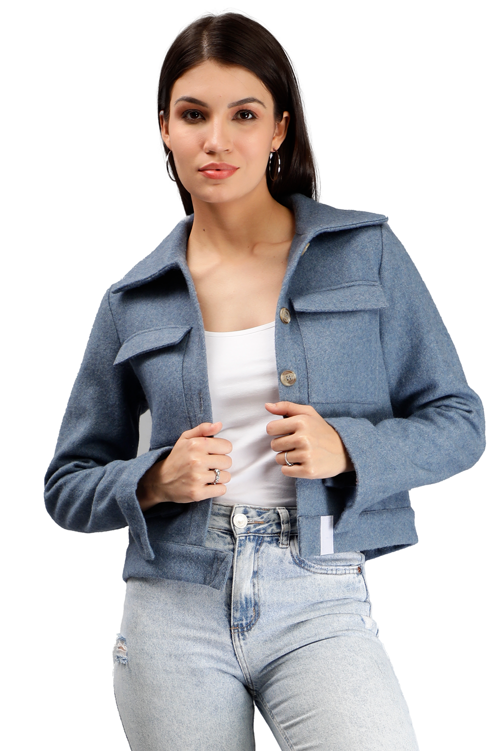 Miga's Women Winter Jacket  Blue