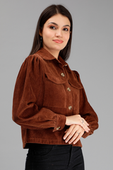 Miga Winter Brown Jacket for Women