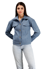 Miga Winter Blue Jacket for Women