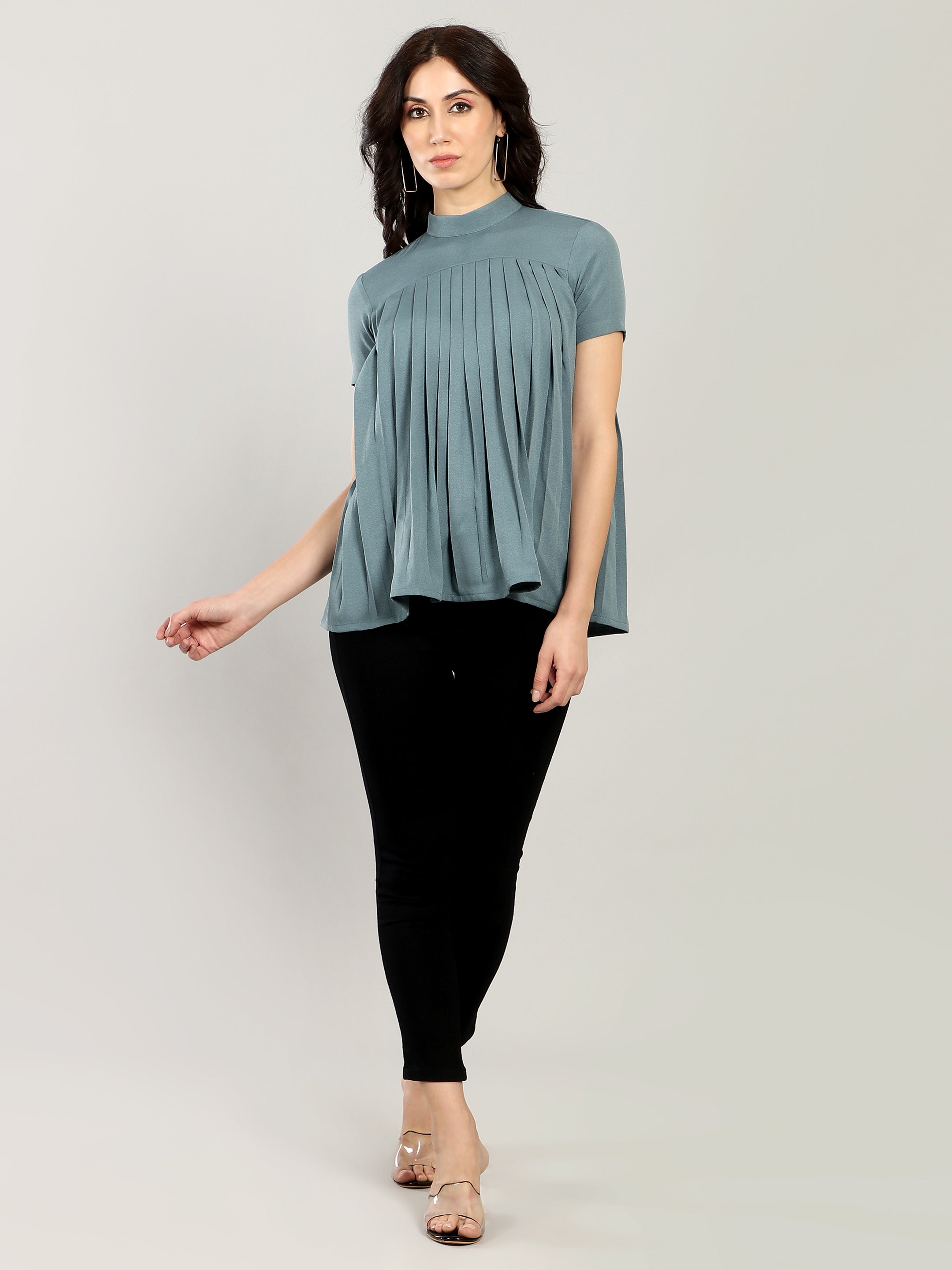 Box Pleated Top