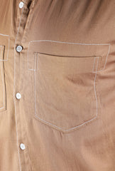 Bronze Thread Detailing Shirt