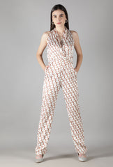Shaberry’s Signature “SY” Print Jump Suit
