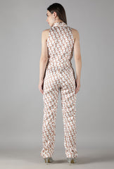 Shaberry’s Signature “SY” Print Jump Suit